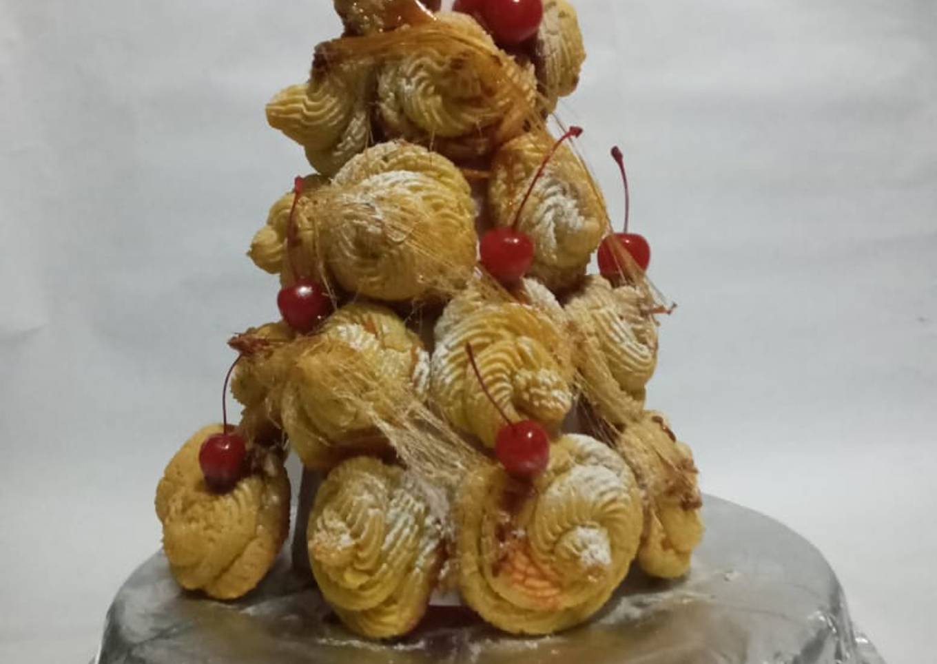 Masa choux y crema pastelera