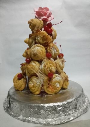 Una foto de Masa choux y crema pastelera