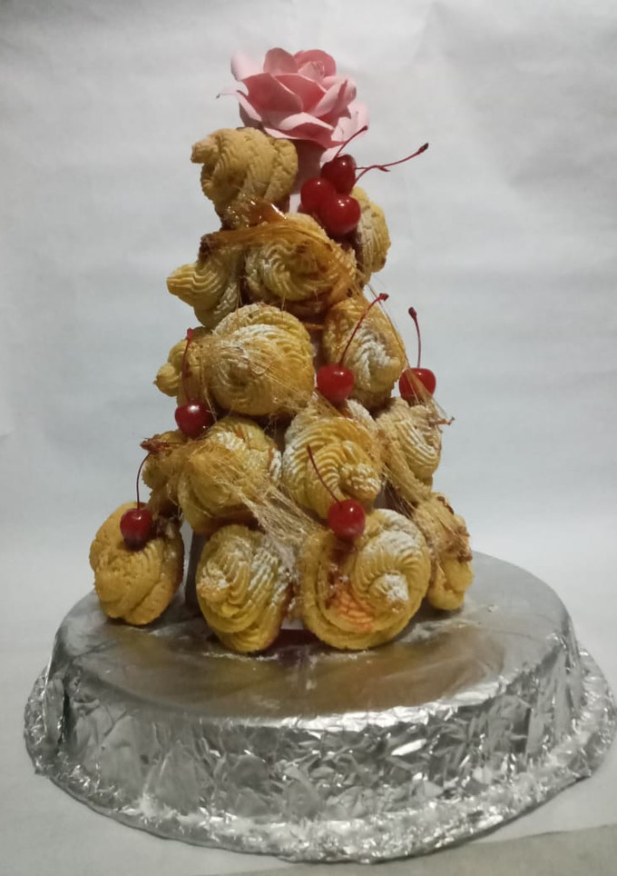 Una foto de Masa choux y crema pastelera