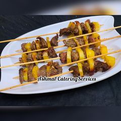 Beef potato skewers A picture of Beef potato skewers.