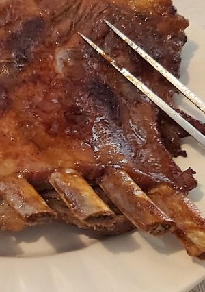 Una foto de Costillas barbecue