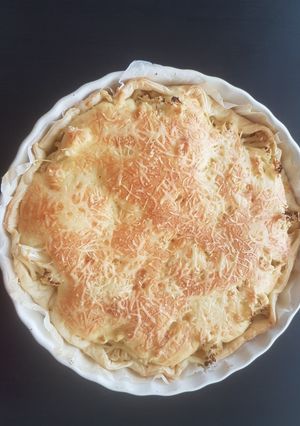 Une photo de Tarte soufflée au choux fleur