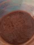 Helado de guineo con chocolate