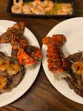 Steak, lobster, shrimp (date night series)