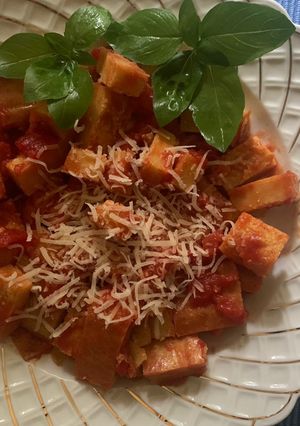 O poză a rețetei Gnocchi din făină de năut.