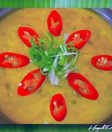 chả trứng trứng muối