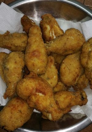 Una foto de Alitas de pollo fritas