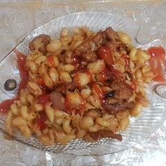 A picture of Cheese Pizza Pasta.