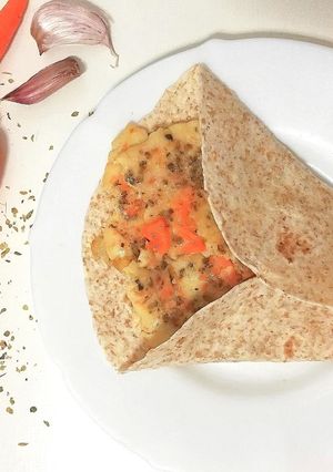 Una foto de Tortilla de Zanahoria y Puerro • Súper Fit 💗