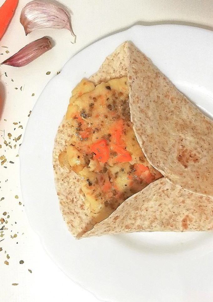 Una foto de Tortilla de Zanahoria y Puerro • Súper Fit 💗