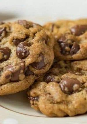 Una foto de Galletas de chispas de chocolate