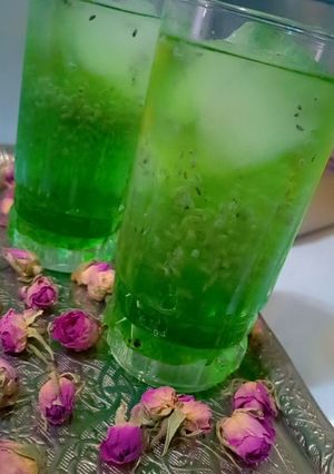 عکسی از دستور شربت نعنا خانگی(تمام مراحل)