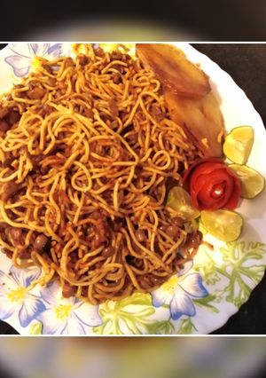عکسی از دستور ماکارانی عدس 🍝