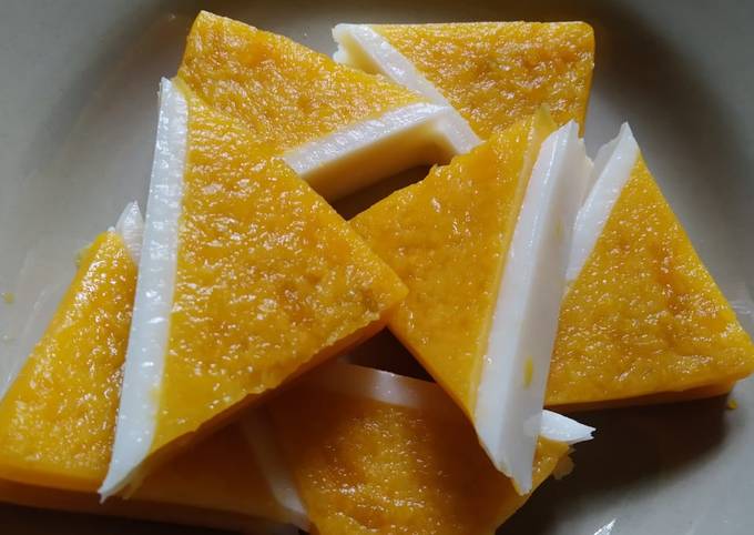 Recipe: Appetizing Puding labu kuning/waluh