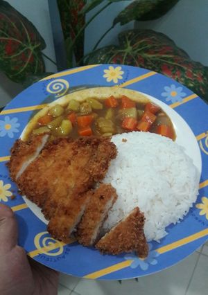 Foto resep Chicken katsu curry
