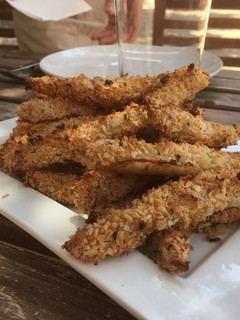 Una foto de Finger de pollo al horno con panko
