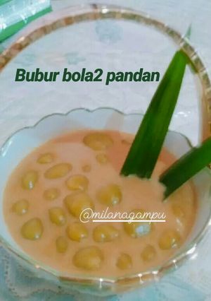 Foto resep Bubur bola2 pandan