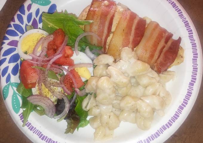 Simple Way to Make Jamie Oliver Cream Cheese Stuffed &amp; Bacon Wrapped Breast