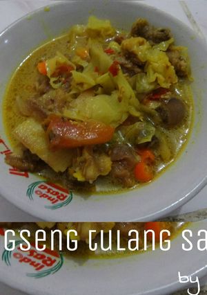 Foto resep Tongseng tulang sapi praktis
