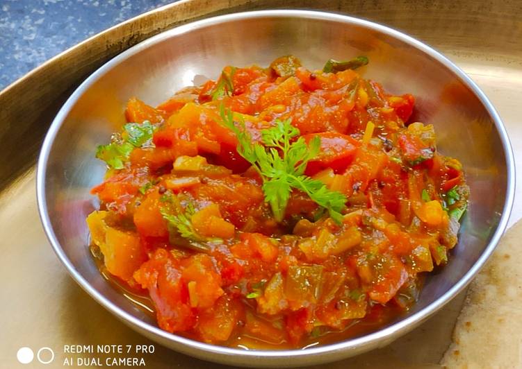 Spring Onion Tomato Chutney !!