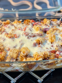 Nudelauflauf mit Rinderhack und Feta Rezepthauptbild