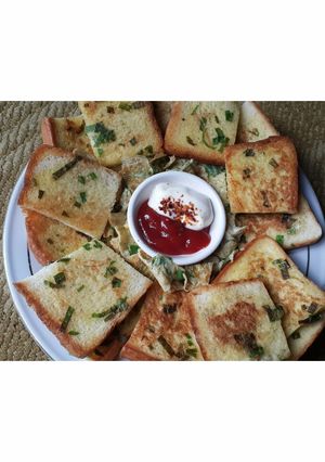 Foto resep Roti bakar telur