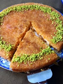 صورة لوصفة كنافة بالجبن