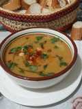 Soupe orientale aux pois chiches🥣