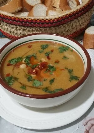 A picture of Chickpea and Carrot Spiced Soup 🥣.