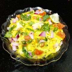 A picture of Poha Peanut Bhel.