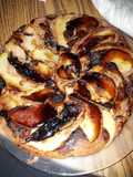 Tarta de manzana con panela