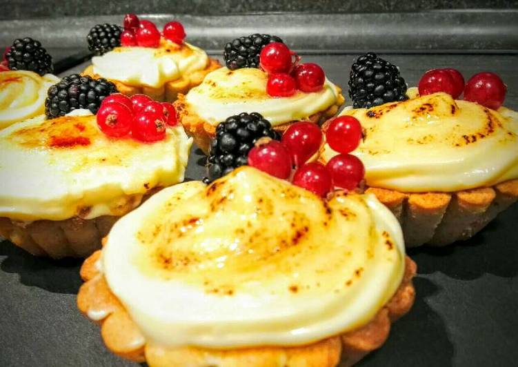Tartaletas de crema Brûlée y olé con tus invitados!