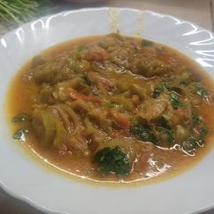 A picture of Touri ki tarkari (sabji).