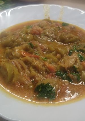 A picture of Touri ki tarkari (sabji).