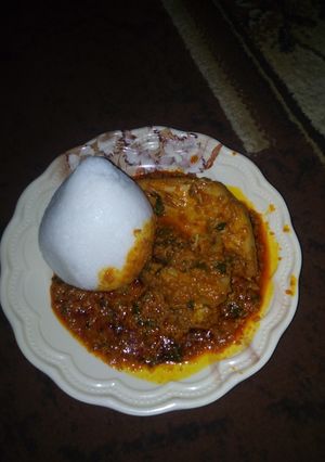 A picture of Tuwon shinkafa miyar Agushi.