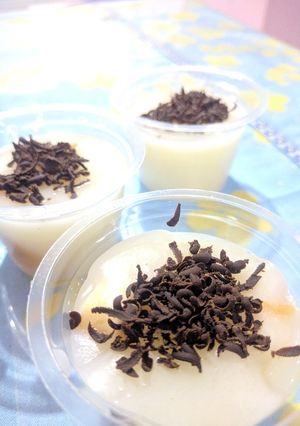 Foto resep Puding Roti toping Coklat