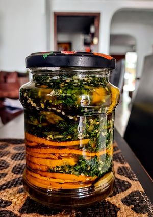 Una foto de ANTIPASTO MIXTO De Berenjena🍆, Calabacín Verde🥒 y Amarillo🌼