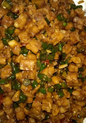 Foto resep Tempe orek cabe ijo