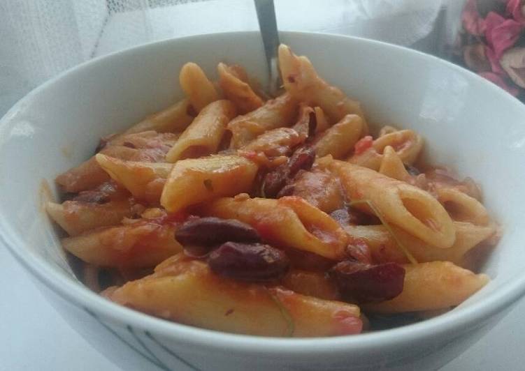 Pasta with Kidney Beans