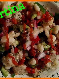 Una foto de Ceviche de coliflor