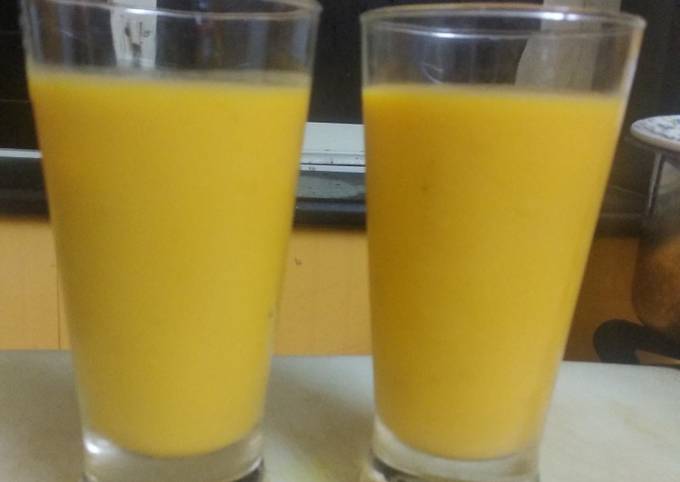 Easiest Way to Prepare Homemade Mango milkshake