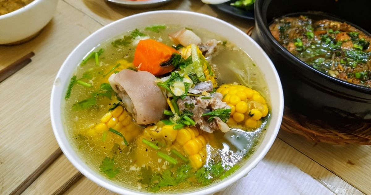 Cách Làm Món Canh đuôi Heo Hầm Bắp Và Cà Rốt của Ngọc Thảo - Cookpad