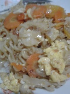 Foto resep Mie kuah kari pedas