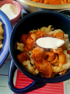 Laskagomba pörkölt recept fotója
