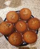 Meggyes - diós muffin