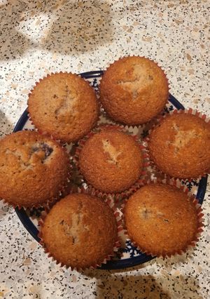 Meggyes - diós muffin recept fotója