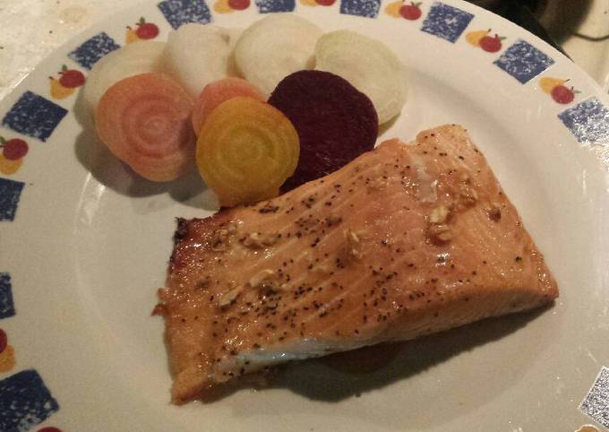 Recipe of Perfect Maple Syrup Salmon