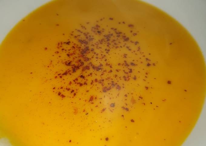 Kürbis-Kartoffel-Prosecco-Creme-Suppe