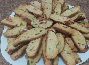 Foto principal de Fakas marroquí con fruta confitada (biscotti)