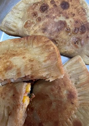 A picture of Veggie stuff pockets.